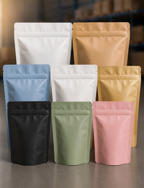 Kraft Stand-Up Pouches